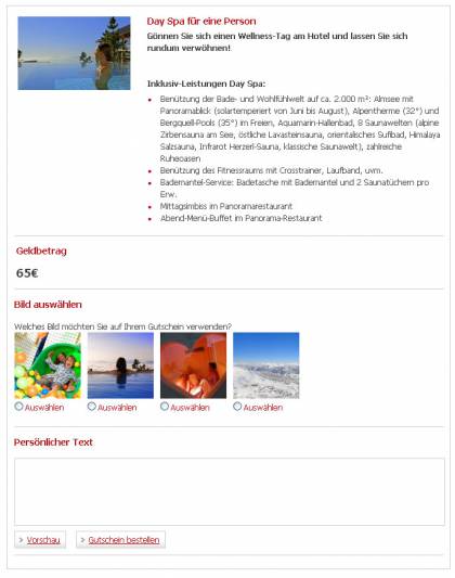 Auswählbare Bilder für Gutscheine [Bild 1]