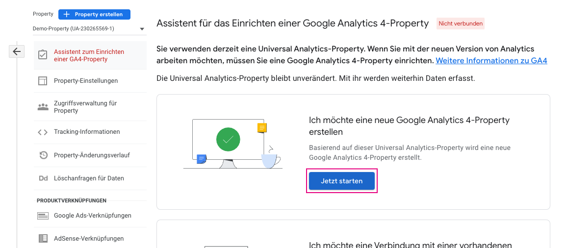 Hinweis: Abschaltung des Google Universal Trackings zum 01.07.2023